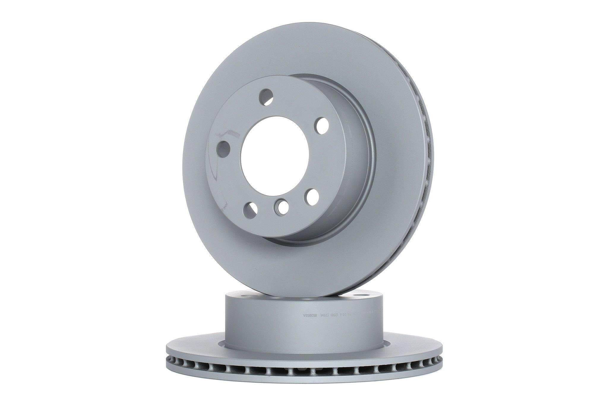Juego de 2 Discos de Freno Bosch BD1081 - Discos Ventilados, Alto Contenido en Carbono, 284 mm – Eje Delantero – Certificado ECE-R90 – Excelente Refrigeración y Reducción de Ruido, Anticorrosión