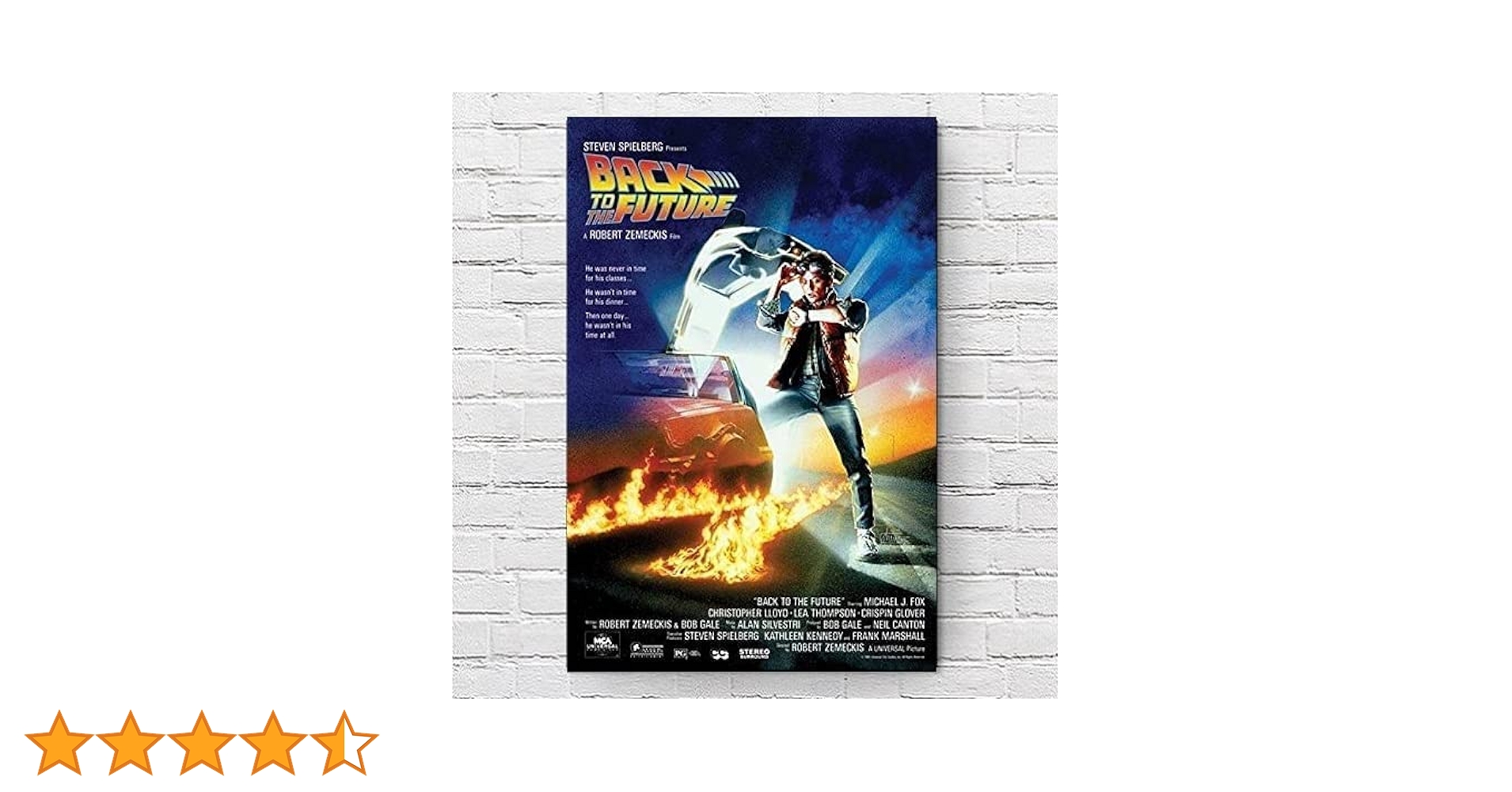 Amazon.co.jp: 映画ポスター バックトゥザフューチャー Back To The