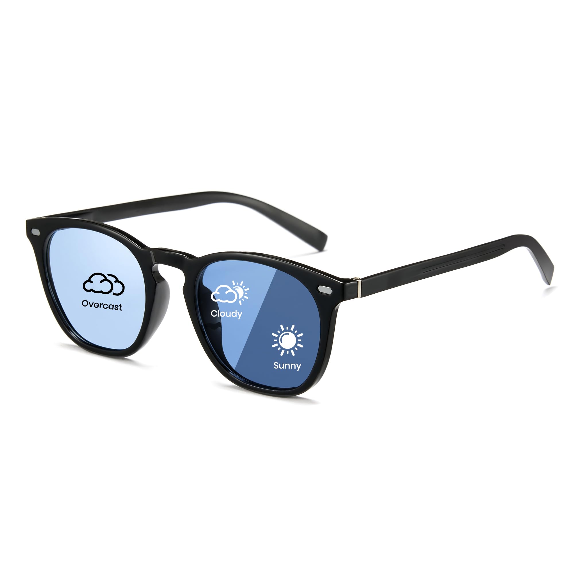 Cyxus Blaulichtfilter Sonnenbrille Herren Damen Klassisch Polarisiert Sonnenbrille Outdoor UV 400 für Fahren Angeln Reisen P1171