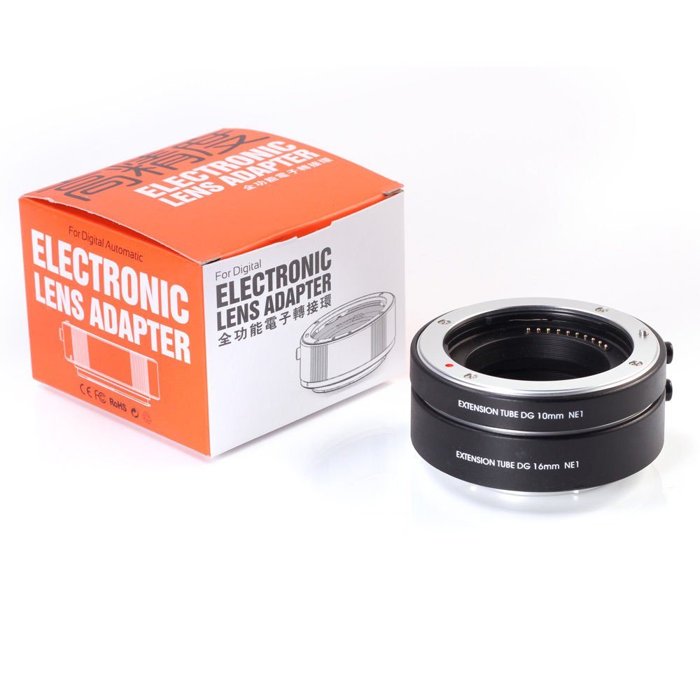 FOTGA Makro AF Autofokus Extension Tube makro zwischenringe Set 10mm 16mm DG für Sony NEX E-Mount