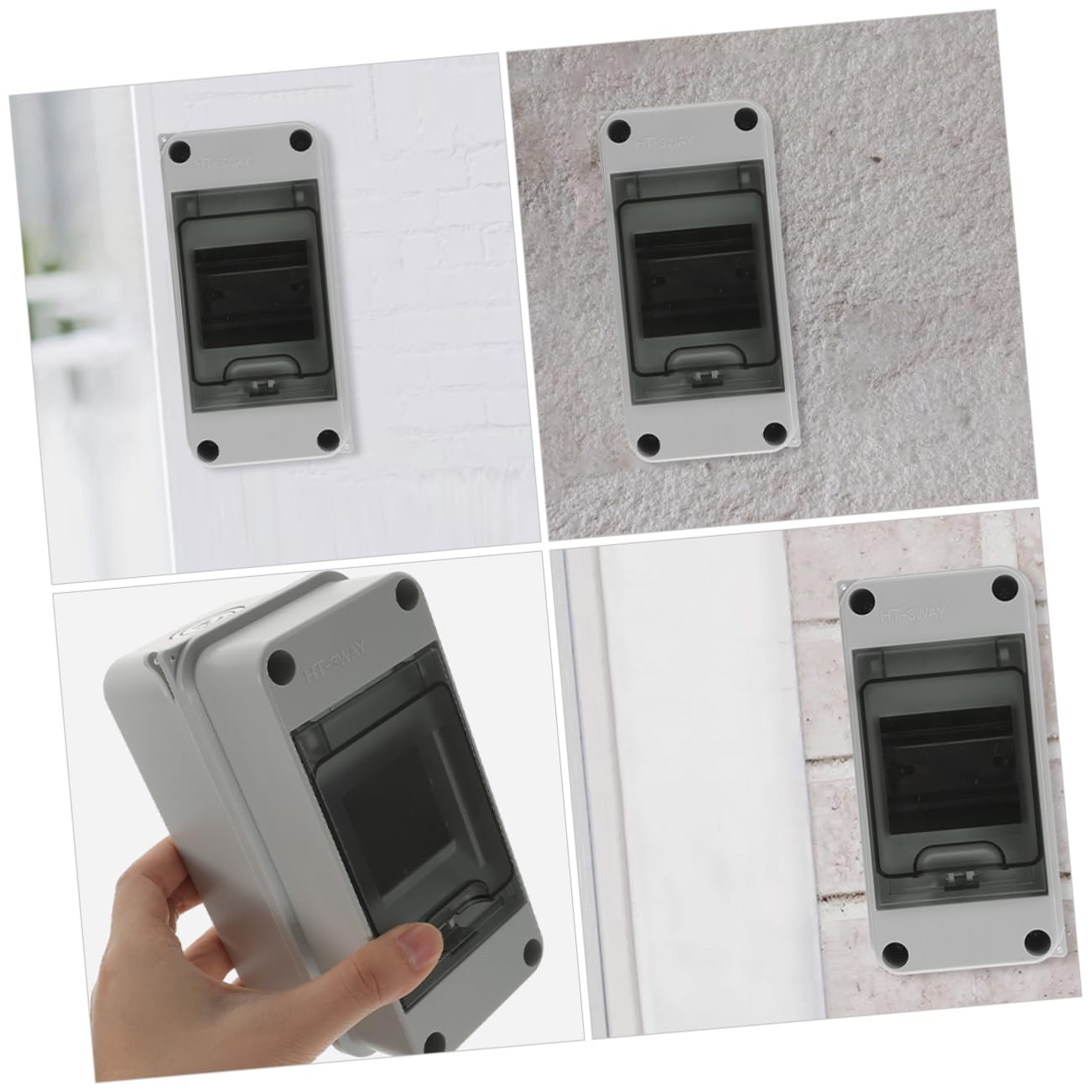 Cabilock 2 series Caja De Protección De Distribución Cajas Eléctricas Resistentes A La Intemperie Cajas De Distribución De Energía Cajas Eléctricas Resistentes A La Intemperie 2 piezas*2