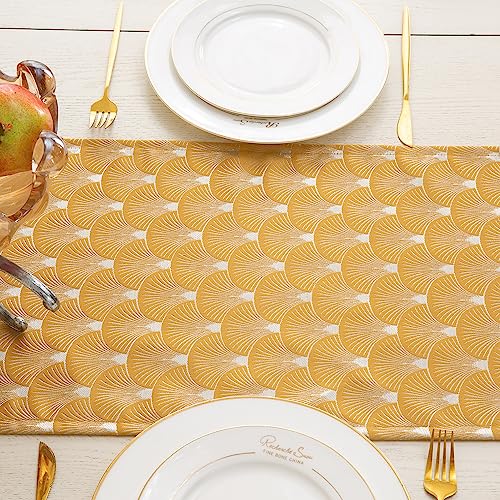 Mayler Yee MPN-0003 Table Runner, Vintage Luxury Embroidered Floral Jacquard Damask Fabric thumb #3