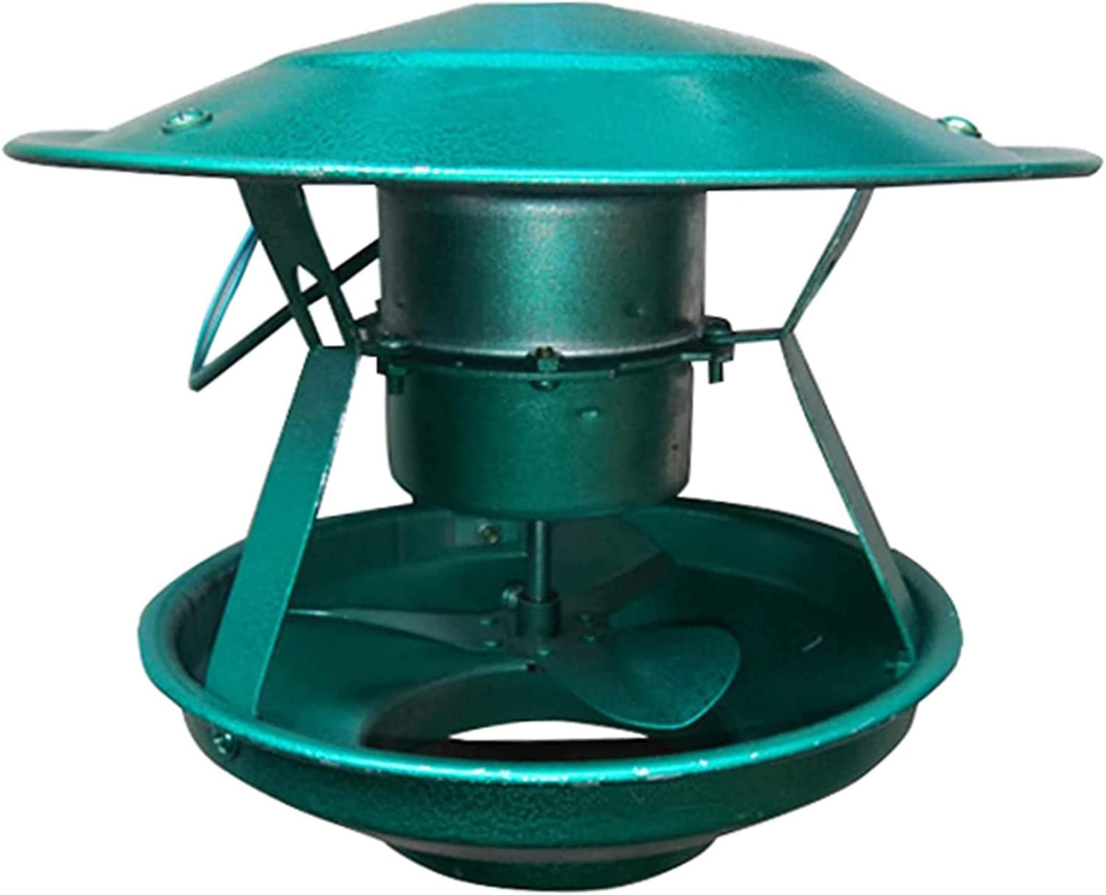 Hotte de cheminée anti-refoulement avec ventilateur extracteur 60W performant