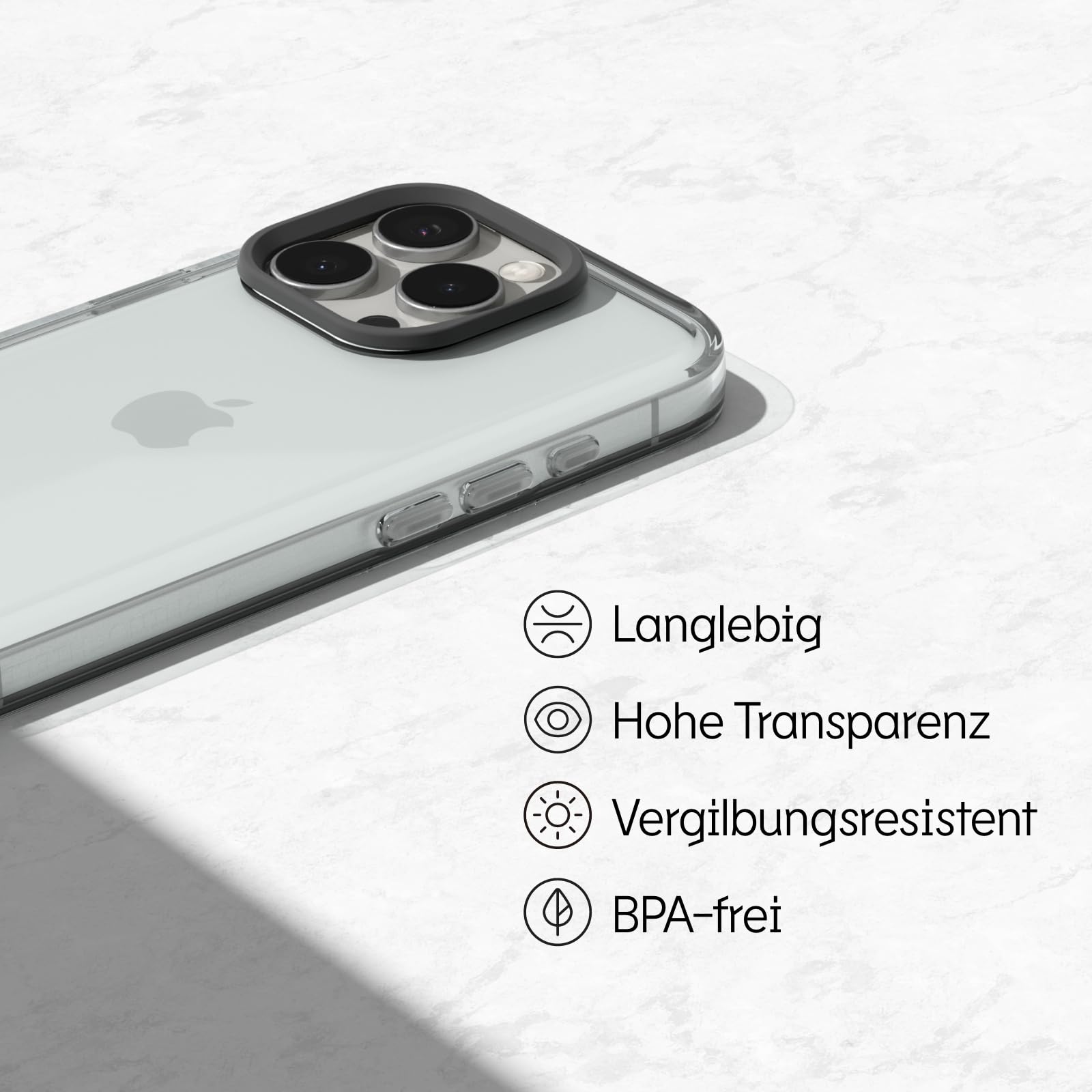 RhinoShield Clear Hülle für iPhone 16