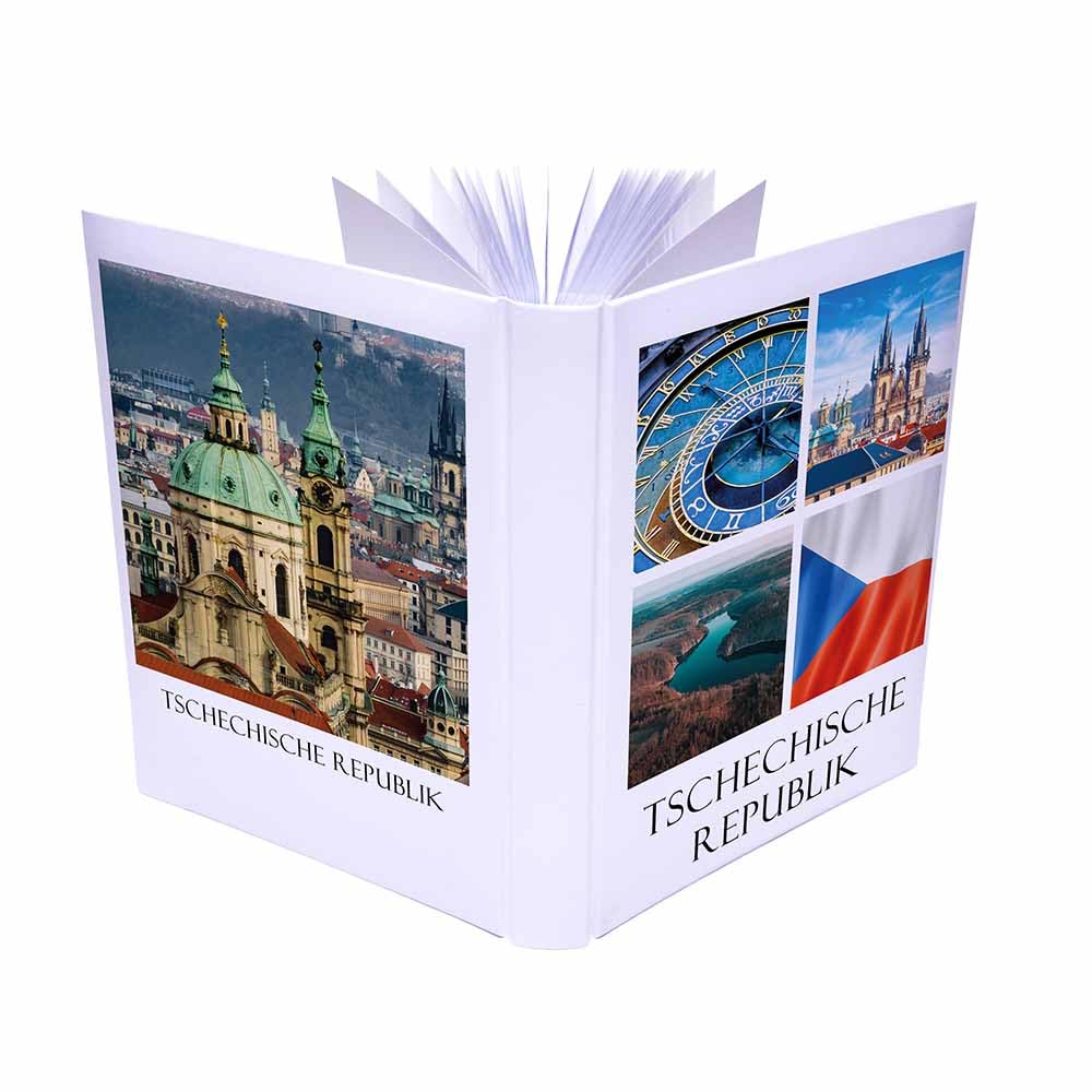 Urlaubsfotoalbum: Tschechische Republik, Fototasche für Fotos, Taschen-Fotohalter für lose Blätter, Urlaub Tschechische Republik, Handgemachte Fotoalbum (10x15 | für 300 Fotos)