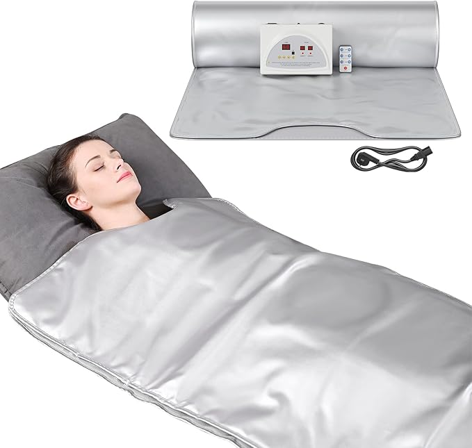 ETE ETMATE Far Infrared Sauna Blanket 2 Zone Digital Detox Blanket