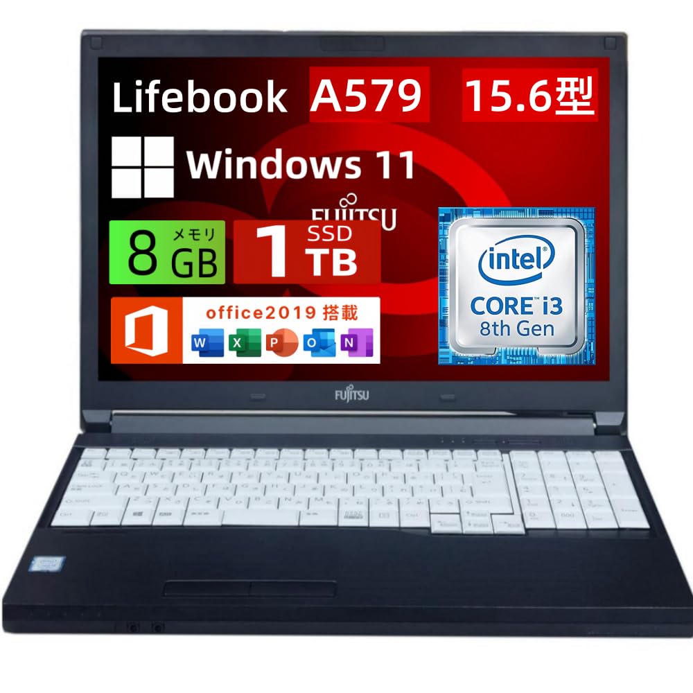 富士通 ノートパソコン DVD 富士通 デスクトップパソコン Office搭載 新品 同様 windows11