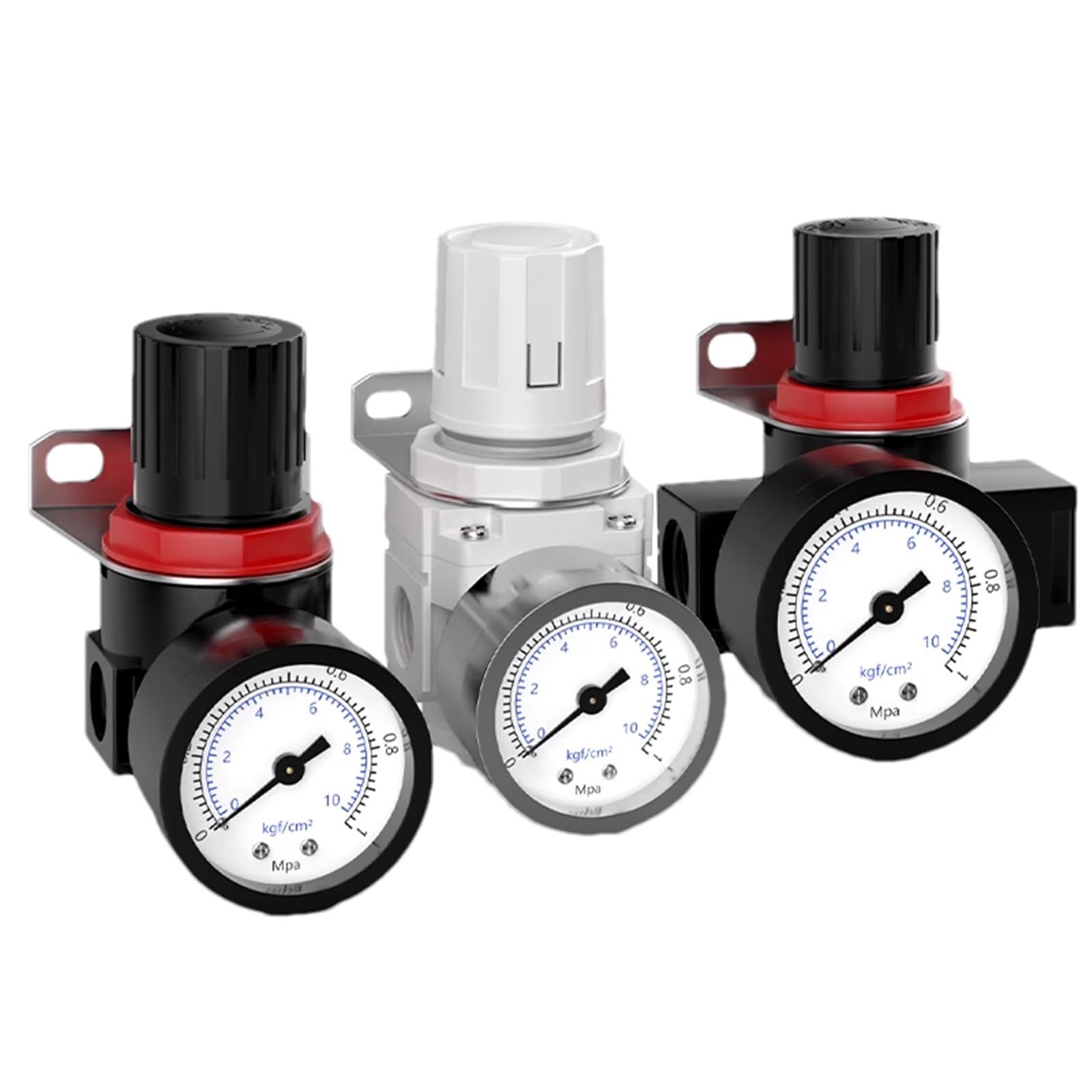Jwvialel Br3000 Ar4000-04 Ar5000-10 Ar2000-02 Ar3000-03 Br2000/3000/4000 Pneumatic Compressed Air Compressor Pressure Regulator Relief Valve 1Pcs(Br3000)