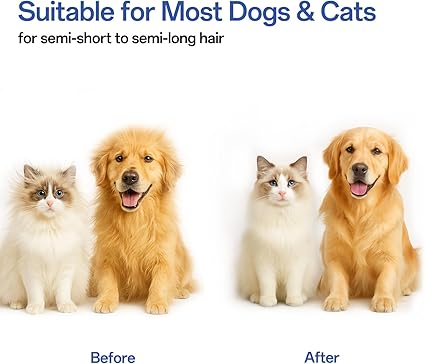 ACE2ACE Dog Brush, Cat Brush for Shedding Long and Short Haired, Self-Cleaning Dog Slicker Brush