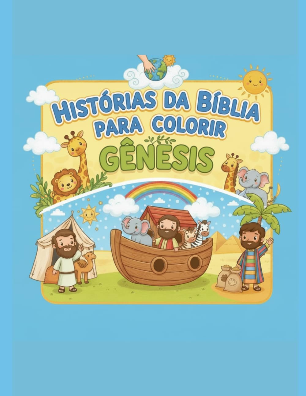 Histórias da Bíblia para Colorir: Minha Jornada com Deus