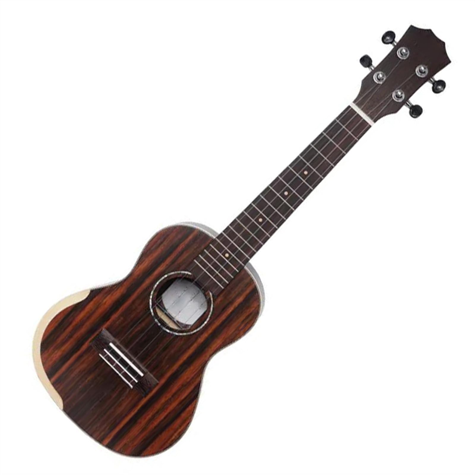 Gitara Basowa Ukulele 4-strunowe Drewno Hebanowe 23-calowe Ukulele Początkujący Mały Instrument Gitarowy Ukulele dla Początkujących