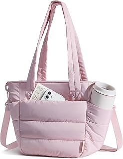 BAGSMART Small Quilted Insulated Lunch Tote