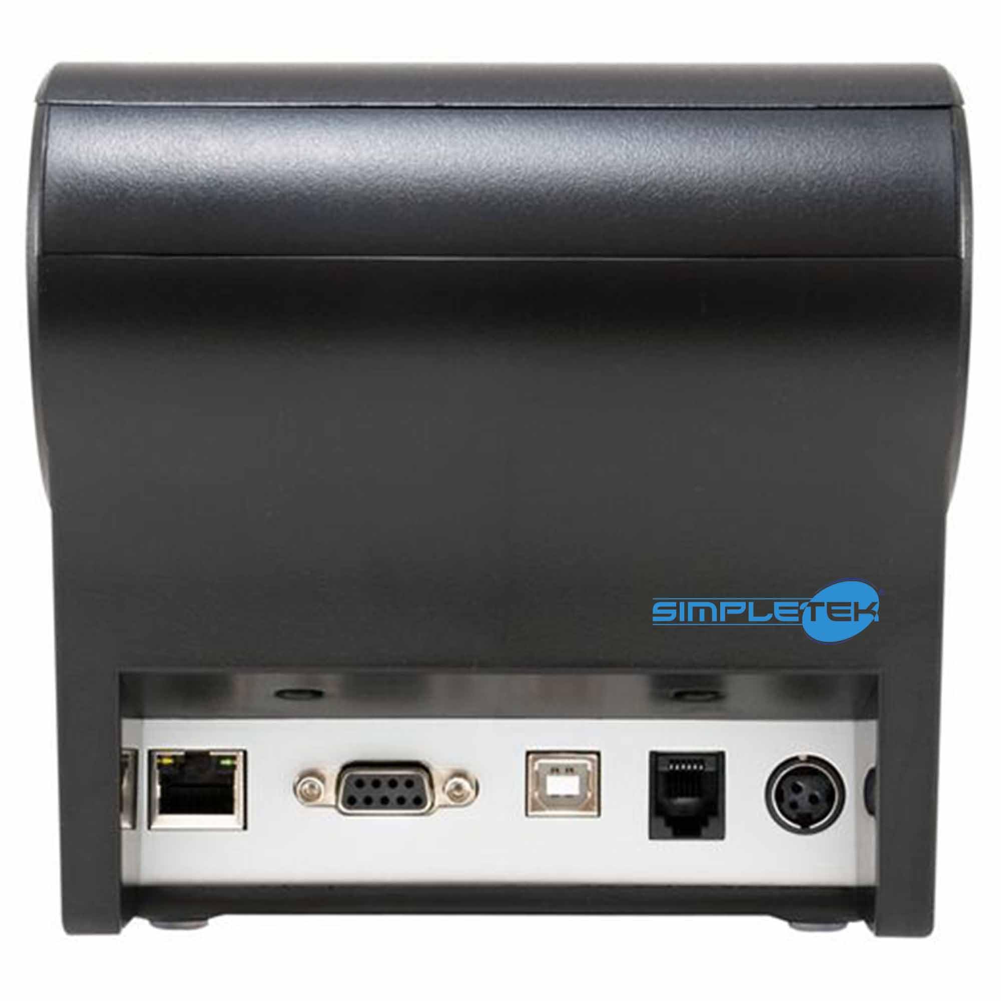 SIMPLETEK - Stampante Termica POS 58/80 mm | USB Ethernet RS-232 LAN | Scontrini Ricevute e Comande - Auto-Cut | Driver e Manuale inclusi