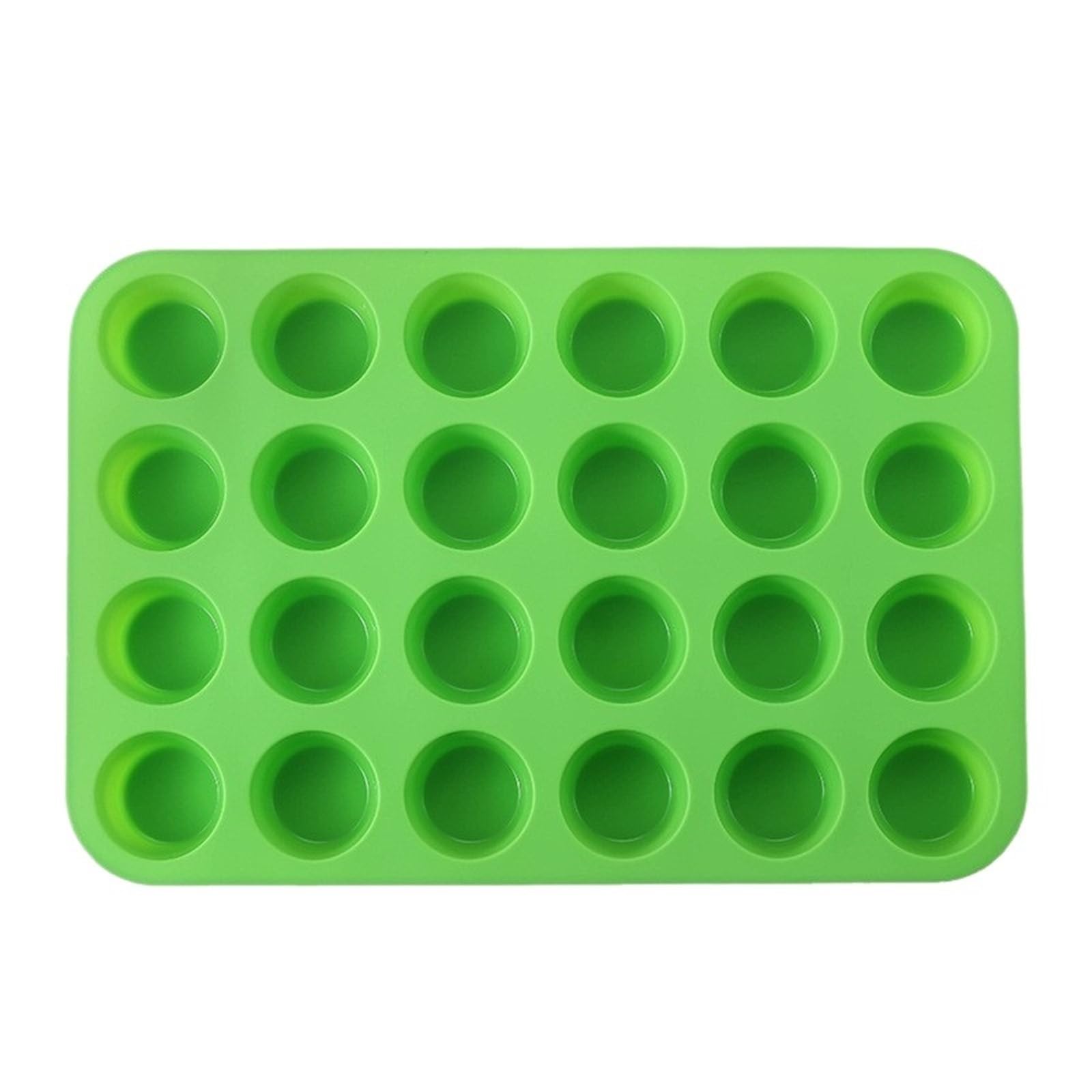 2 piezas de herramientas for hornear, 24 tazas redondas uniformes, molde for pasteles cocina para Pasteles(Orange)