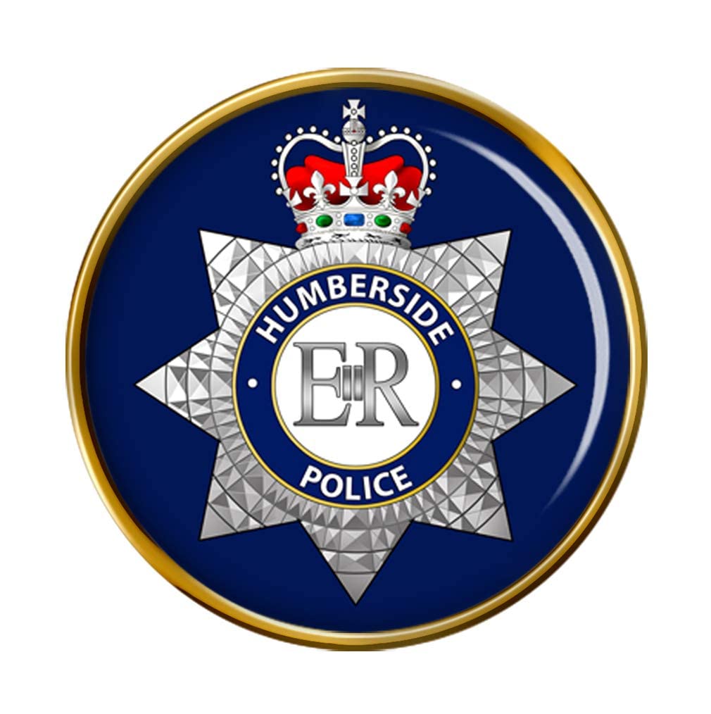 Giftshop Uk Men's Gold Humberside Police Pin Badge