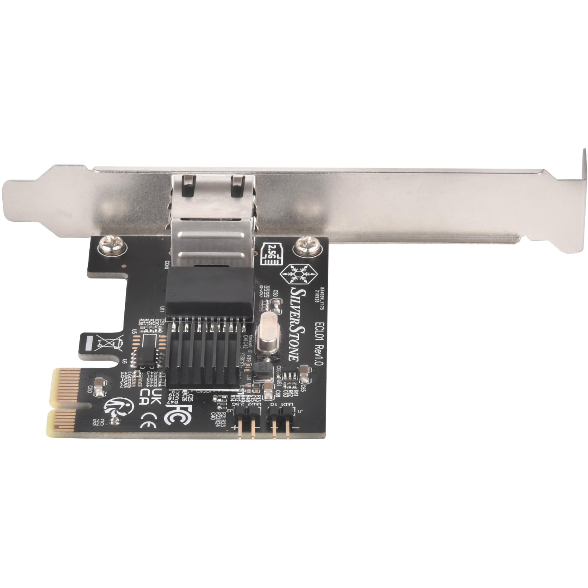 SilverStone SST-ECL01 - Carte d'interface réseau 2,5Gbps RJ45 PCI Express
