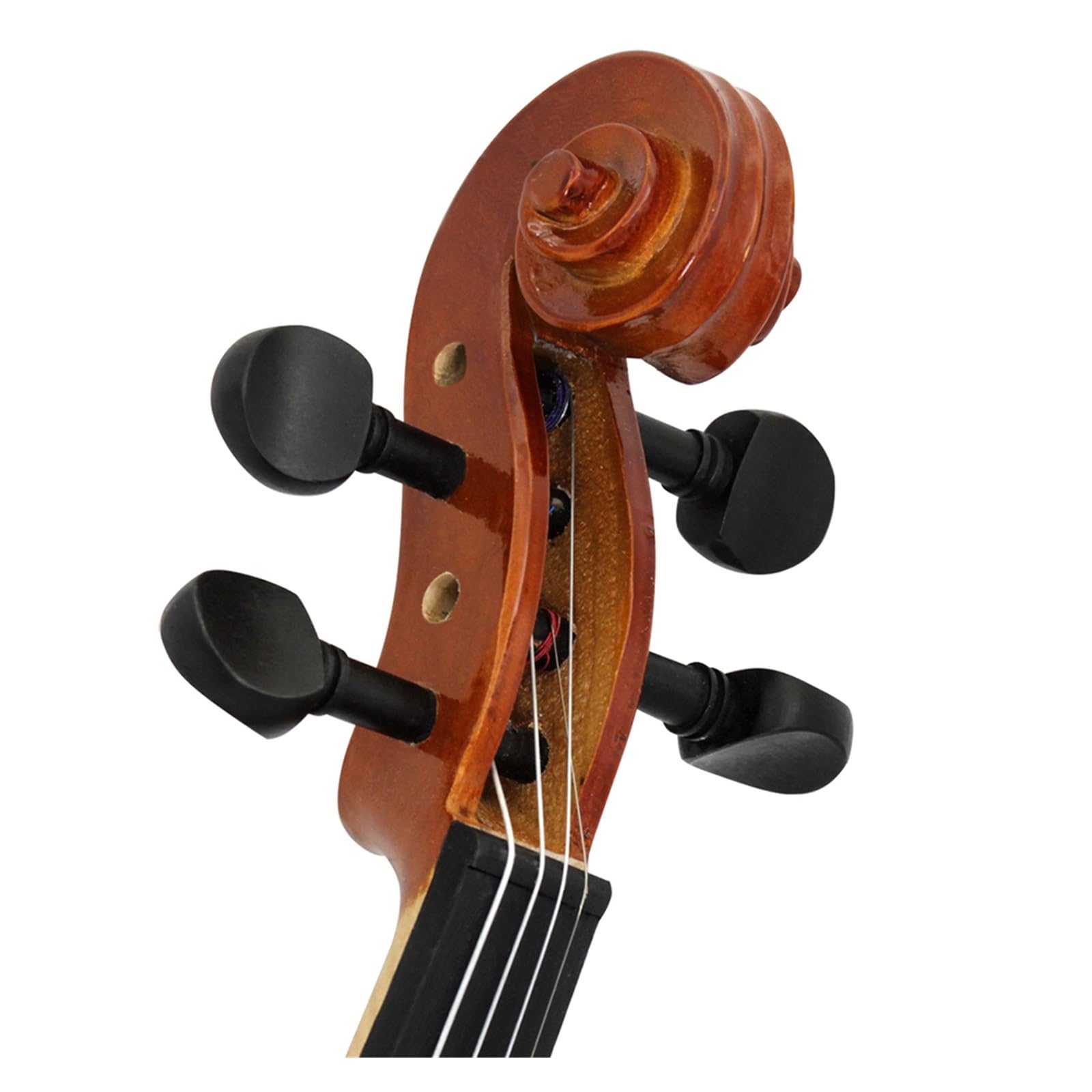Violino 4/4 Violino Acustico in Legno Massello Violino Tiglio Violino Kit con Custodia Arco Strumento per Principianti