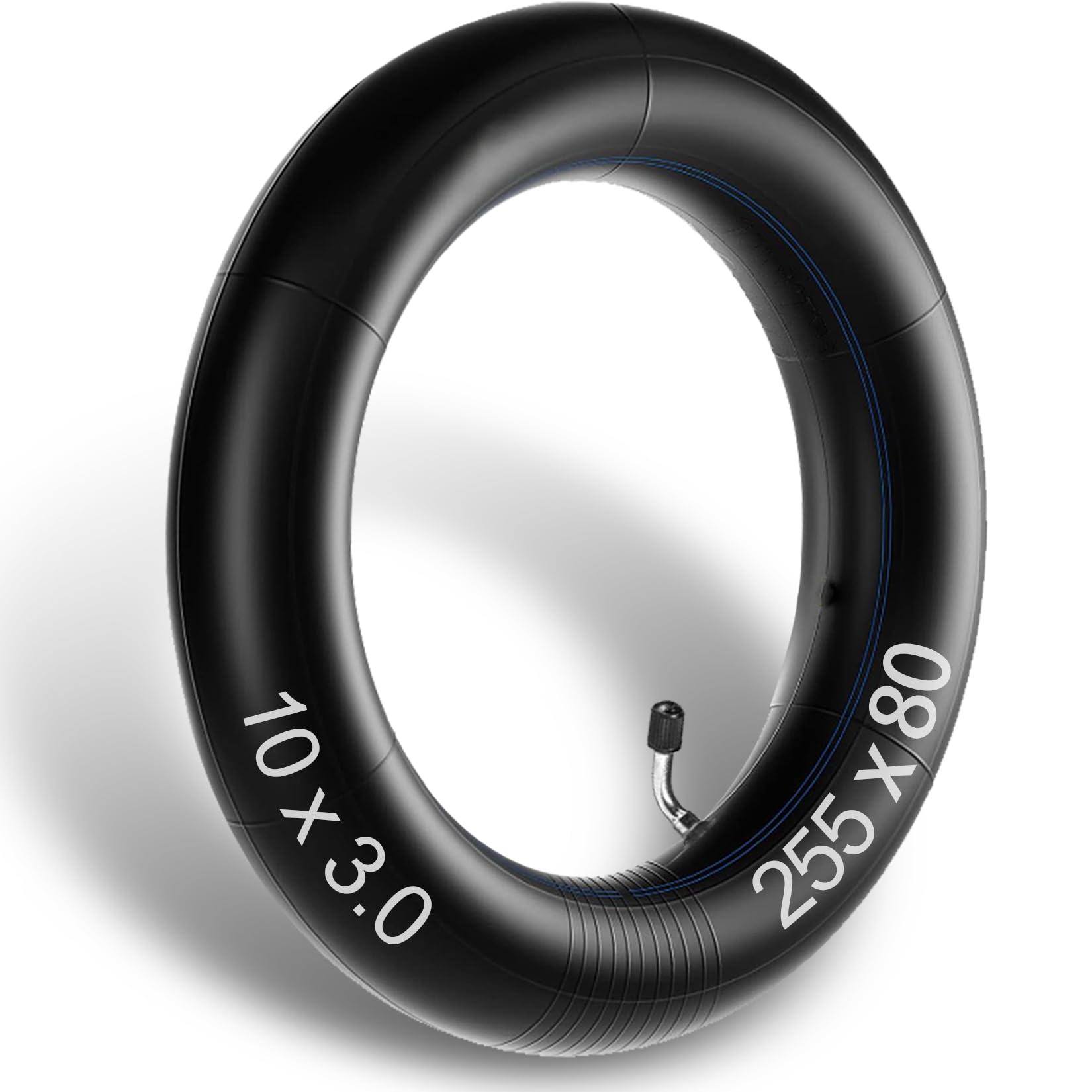 GLDYTIMES 10x3 Tire 255x80 80/65-6 Off-road Rubber Inner Tube Replacement for Nanrobot/Apollo Pro/Kugoo M4 Pro/Varla Eagle/Yume Y10/Joyor S10 Electric Scooter~Anti-explosion Tyre with 45 Degree Valve