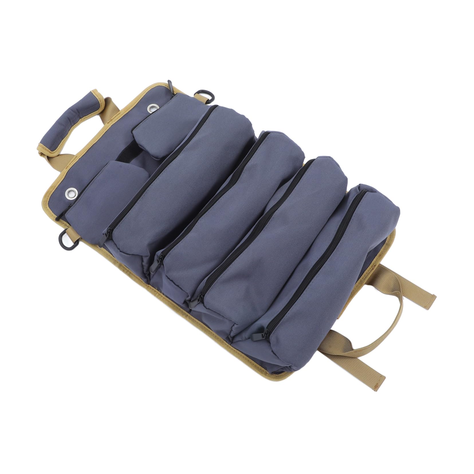 Bolsa Enrollable para Herramientas de Lona, Portátil y Multiusos | Coche y Jardinería, Organizador Compacto, Estilo Moderno para Carpinteros y Trabajadores