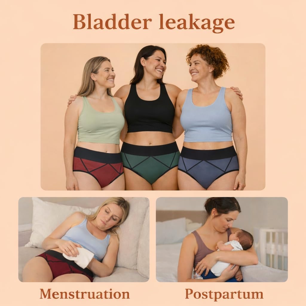 Incontinence Underwear for Women - Upgraded High Absorbency Period Underwear for Women - Washable Leak-Proof Underwears for Ladies - Image 6