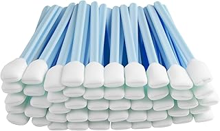 Foam Printer Cleaning Swabs Sticks - BIHYM Square Lint-Free Foam Tip Swab for Camera, Inkjet Printer, Painting, Optics Lens Equipment (100PCS)
