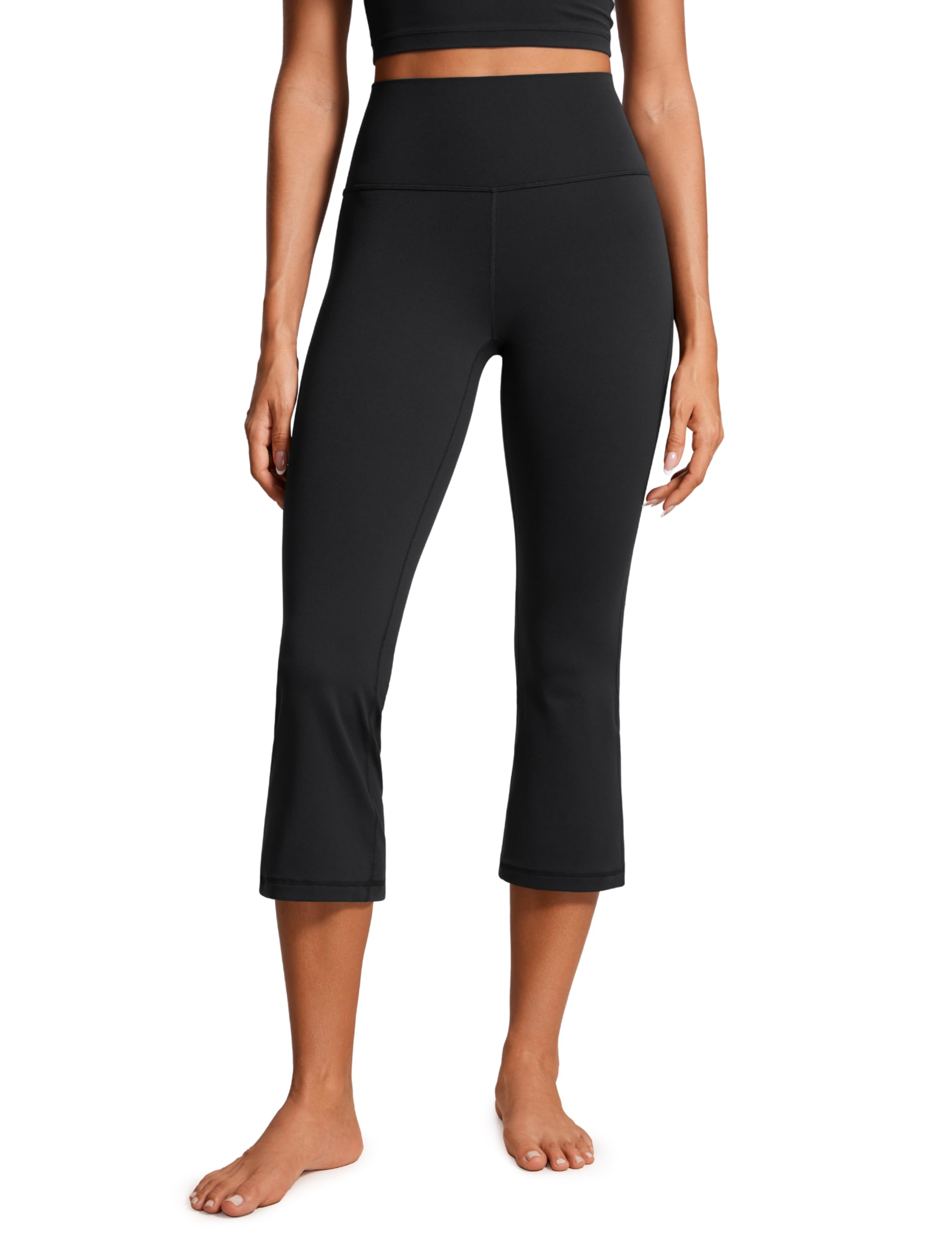 CRZ YOGA Womens Butterluxe High Waisted Flare Capris Leggings 23