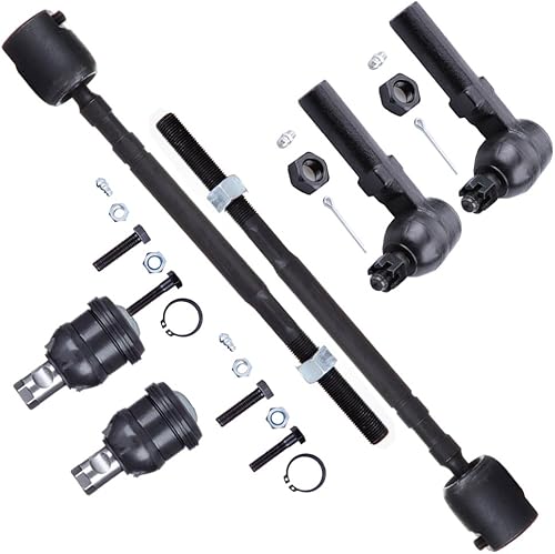 Miniatura 1 de Scitoo 6 piezas Kit de suspensión 2 juntas de bola inferior 2 exterior 2 extremos de barra de corbata interior para CHRYSLER DODGE PLYMOUTH Series
