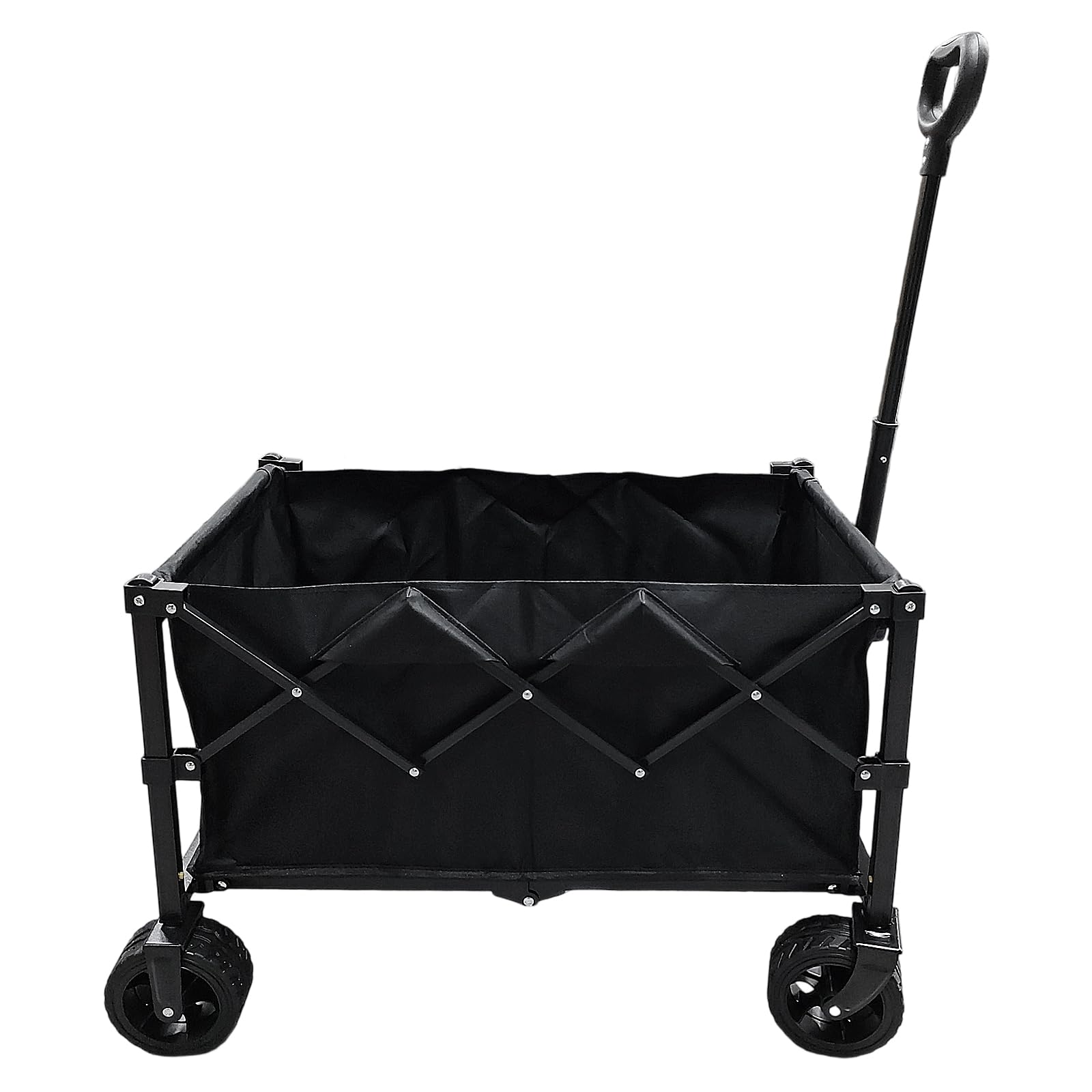 Carrello pieghevole 180 kg, carrello da spiaggia pieghevole con pneumatici | Carrello da spiaggia compatto fuoristrada, tessuto Oxford rimovibile, manico regolabile, per campeggio, giardino, shopping