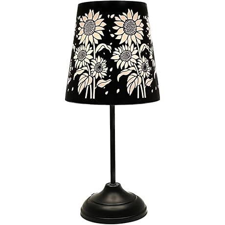 Metal Bedside Sunflower Lamps