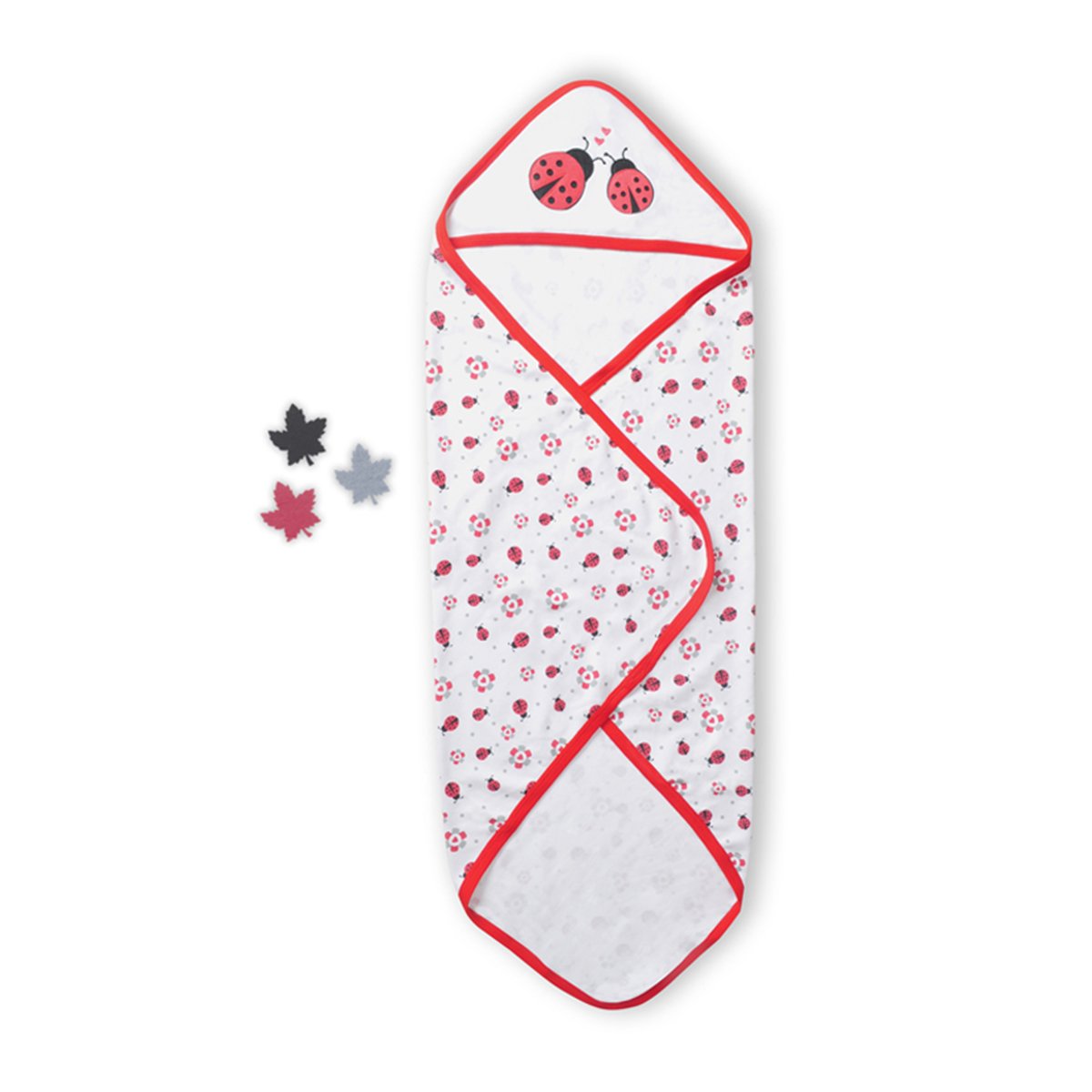 Beebop Red Color Ladybug Design Receiving Blanket for New Born Baby