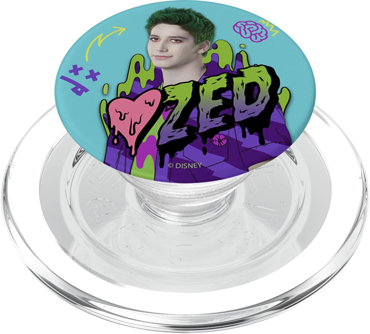 Disney Zombies Zed Portrait PopSockets MagSafe PopGrip for iPhone
