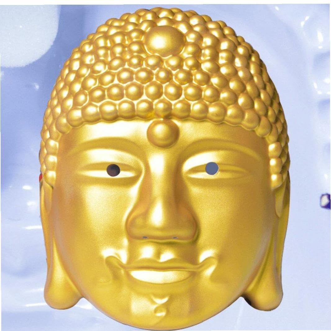 Amazon.co.jp: 仏マスク 仮面 如来仏マスク クリエイティブ 仏頭マスク