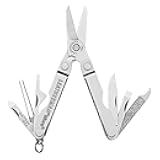 Micra, Keychain Multi-tool with Grooming Tools, Mini Pocketknife for Everyday Carry (EDC), Hobbies & Outdoors, Built in the USA, Stainless Steel