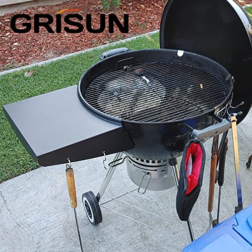 Grisun Grill Table Shelf for er Kettle Grills 22 Inches, Side