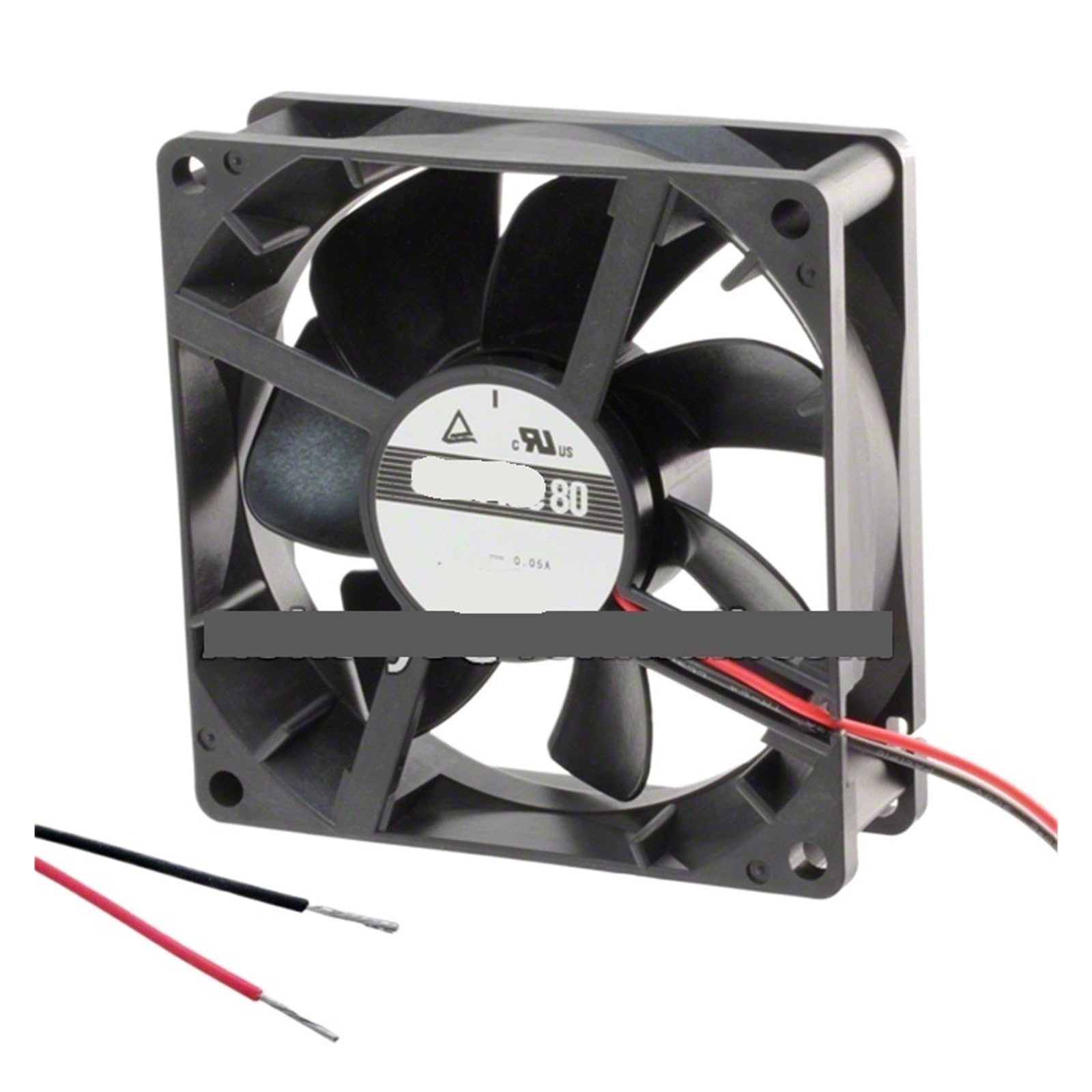 Ventilateur 12VDC 80X80X25mm anti-surchauffe pour circuits imprimés et imprimante 3D