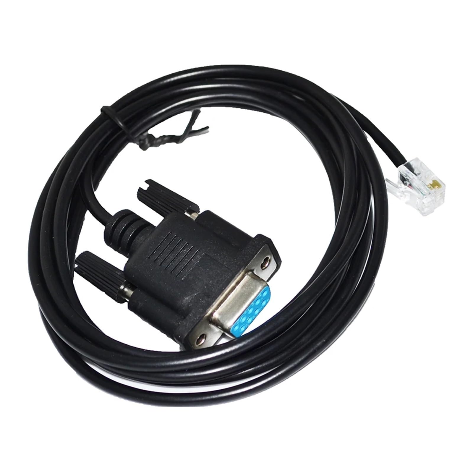 GKJHTED RS232 D-SUB 9 PIN DB9 FEALE to RJ9 RJ11 4P4C SERIAL CABLE for PC to HAND CONTROLLER of AVX Mount KABLE(3 metres)