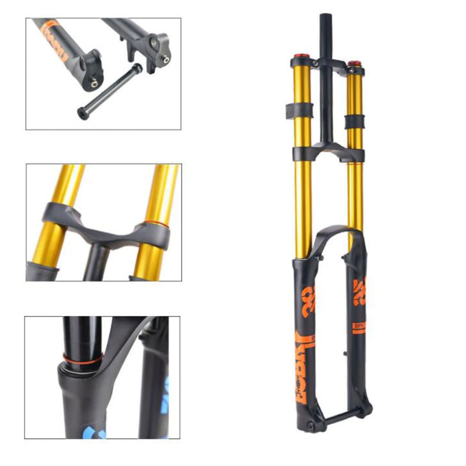 Amazon | UPPVTE 200mm トラベル エアサスペンション フロントフォーク