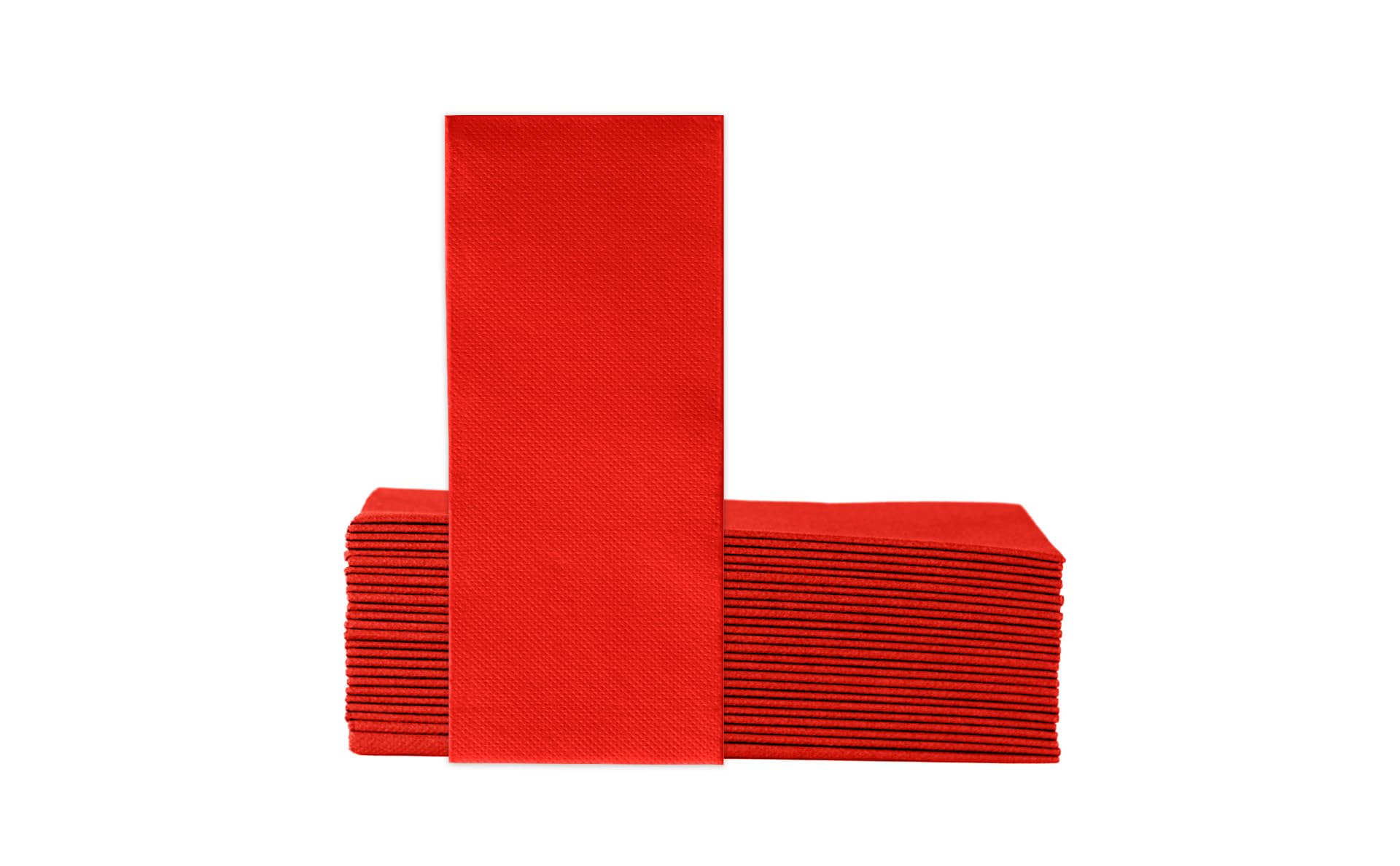 VelaHub Soft Point 50 Napkins, 1/8 Fold, High-Quality Disposable Napkins, 32 x 38 cm, Champagne