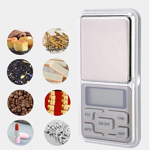 Báscula digital de joyería, mini báscula electrónica de joyería en quilates, equilibrio de laboratorio, oro y plata, piedra de diamante, herramienta