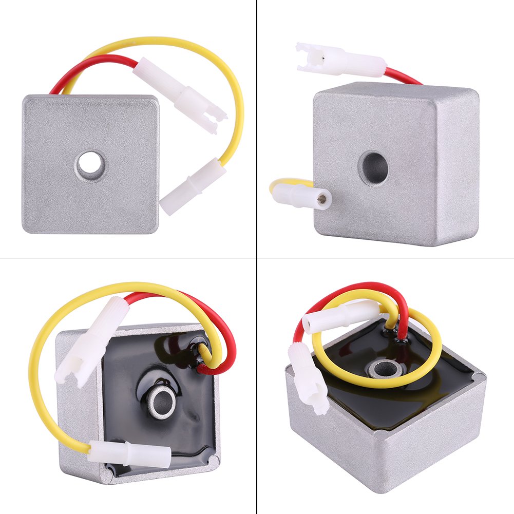 Qiilu - Regulador de tensión rectificadora Impermeable automática para Briggs 0026 Stratton 691188 491546 793360 794360
