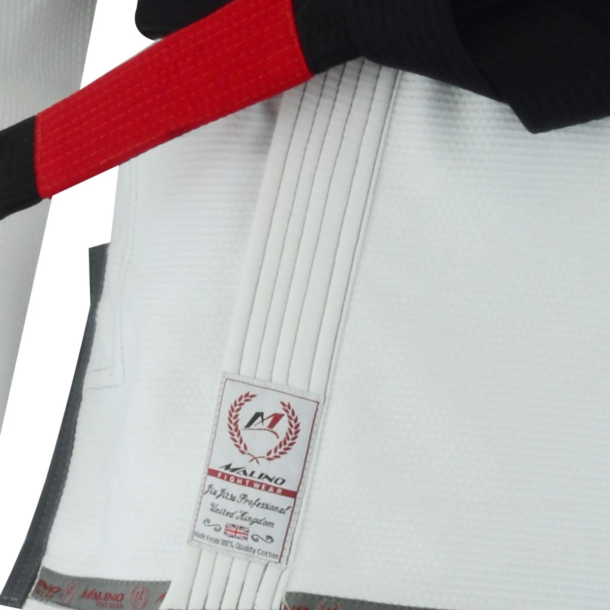 Malino Professionale Brasiliano Jiu Jitsu Gi Suit Blu BJJ Uniforme Perla Tessuto Cotone 450Gsm, Pantaloni 10oz Ripstop Size
