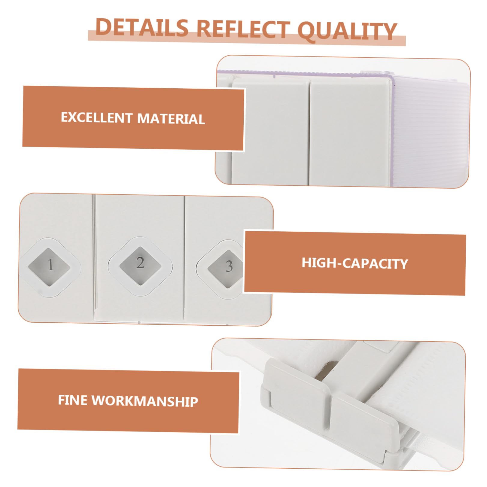 Zerodeko Estuche para Guardar CD De Gran Capacidad 120 Discos Blanco Material Interior No Tejido Protección contra Humedad y Arañazos Portátil Uso Doméstico y Viaje