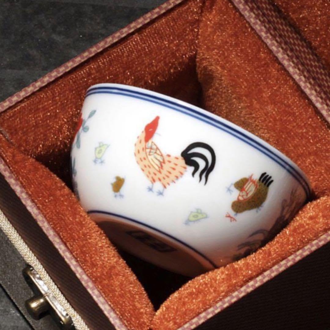 明成化斗彩鶏缸杯』中国古美術.明代彩磁.唐物骨董.工芸逸品.明瓷.斗彩