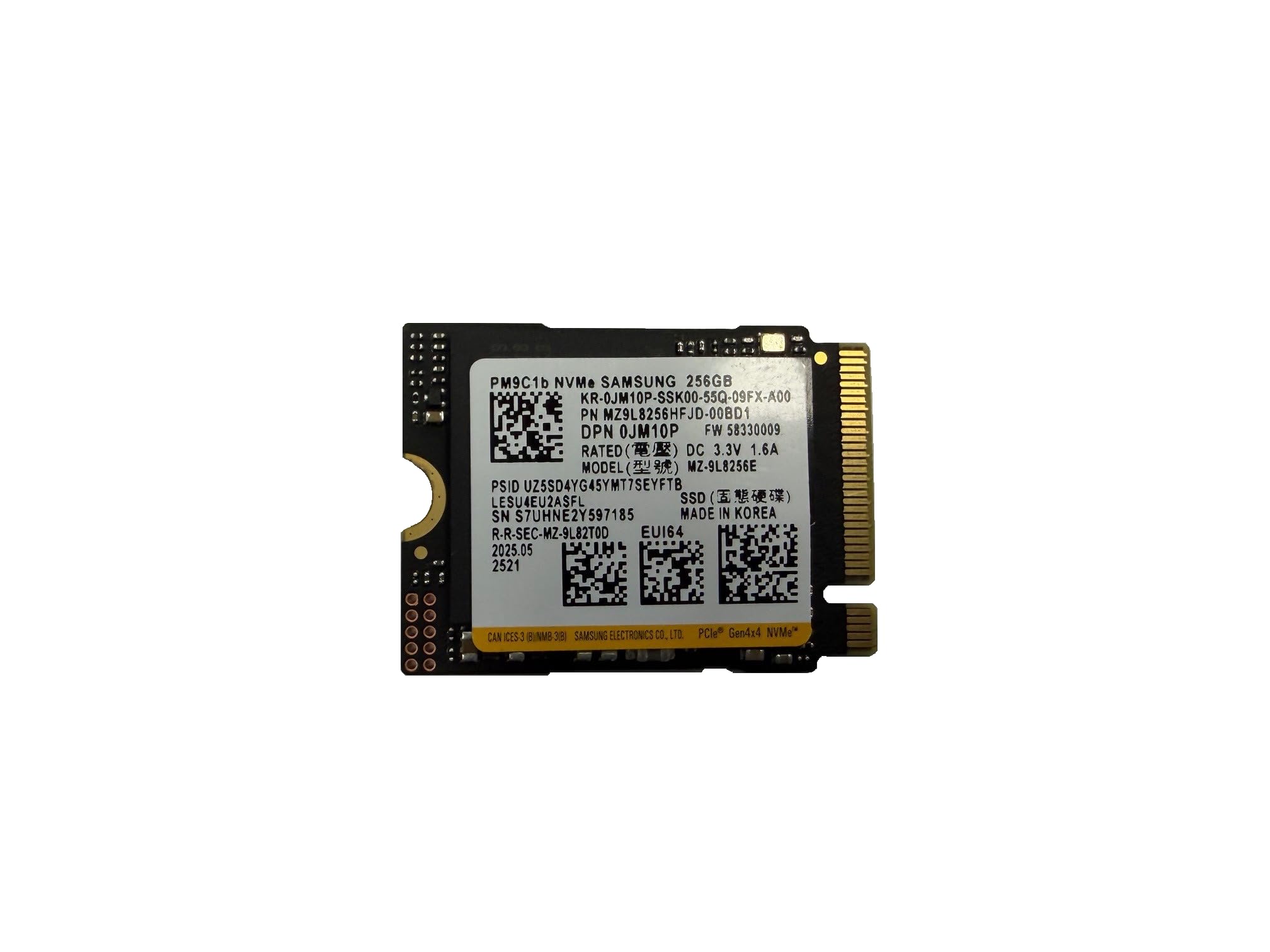 OEM Samsun 256GB M.2 PCI-e NVME SSD GEN 4X4 Internal Solid State Drive 30mm 2230 Form Factor M Key Steam Deck-picture-19