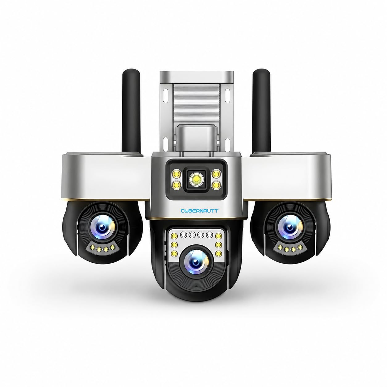 XUGA Cybernautt Z18K WiFi Security Camera, Triple Lens 18MP Total, H.265 AVI, Pan 355° Tilt 90°, Human Motion Tracking & Face Detection, Night Vision, 128GB TF Card, Built-in Speaker & Mic 6+6+6MP-image-32