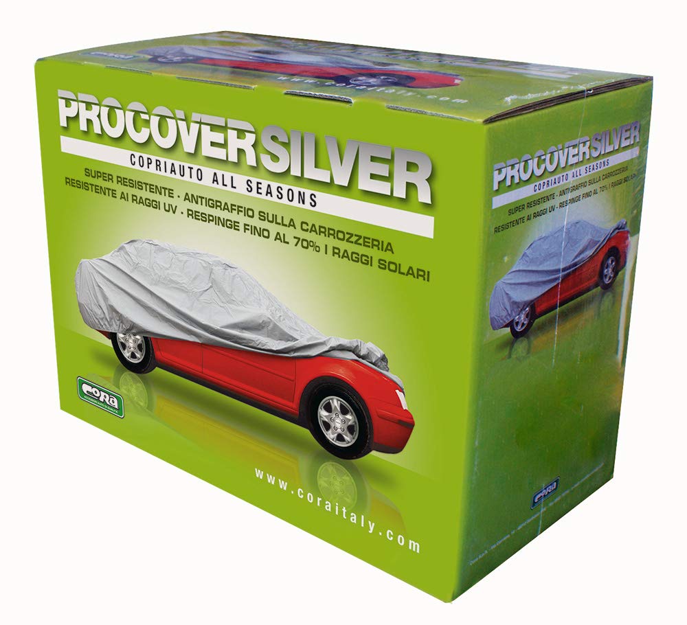 CORA 000136703 Copriauto Semi-Impermeabile Procover Silver, Misura M