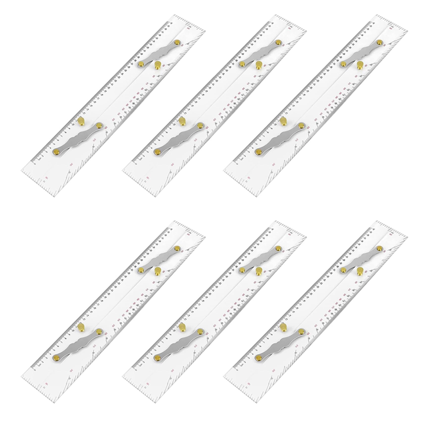 Jnchdghwa As Shown 6X Marine Parallel Ruler Clear Scales, Mapping Points To Pull Parallel Ruler 450Mm, Nautical Charts Parallel Ruler
