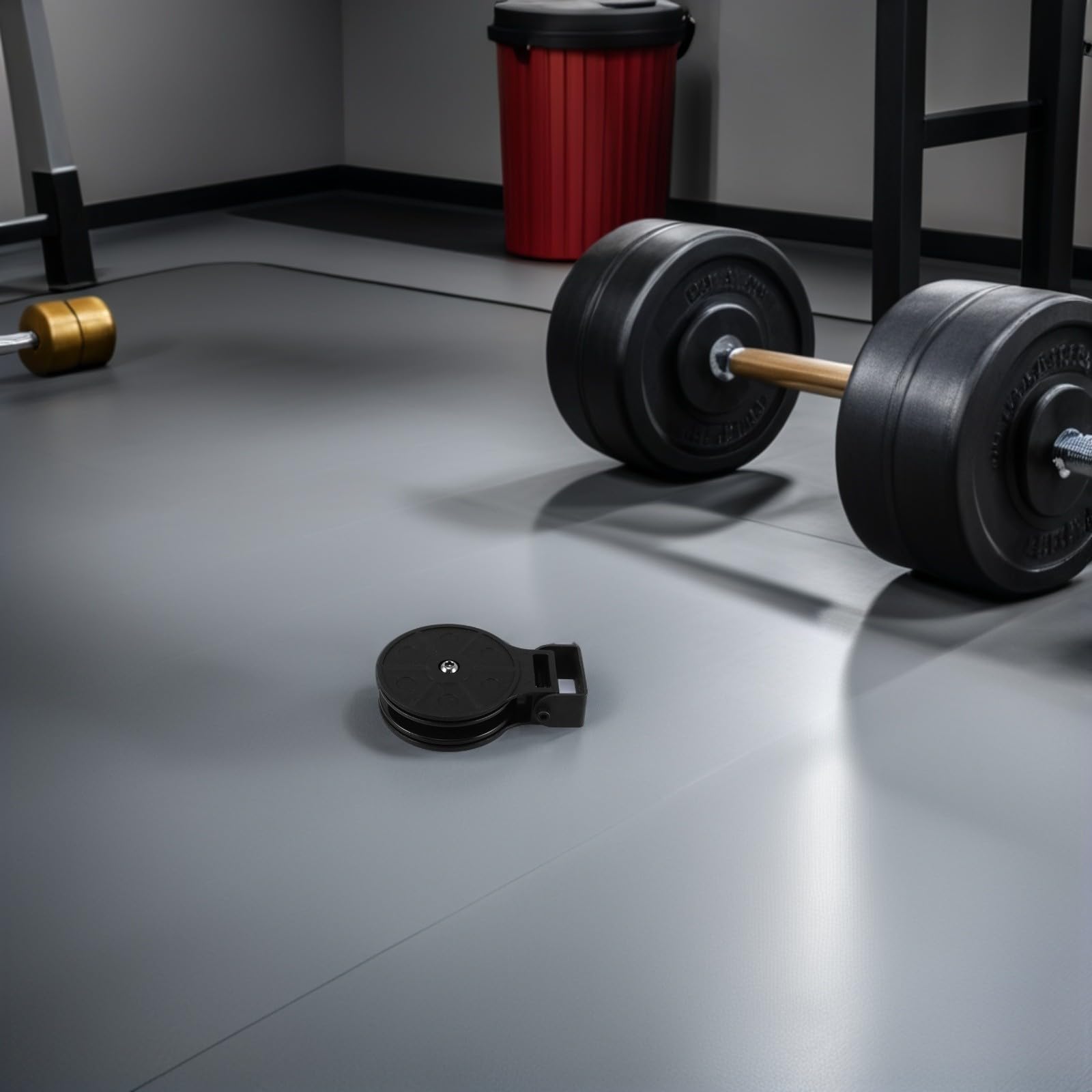 DOITOOL 2 Piezas Polea Elevadora Giratoria para Equipo de Fitness Diseño Ergonómico y Material Abs y Hierro, Adecuado para Entrenamiento de Fuerza en Gimnasio