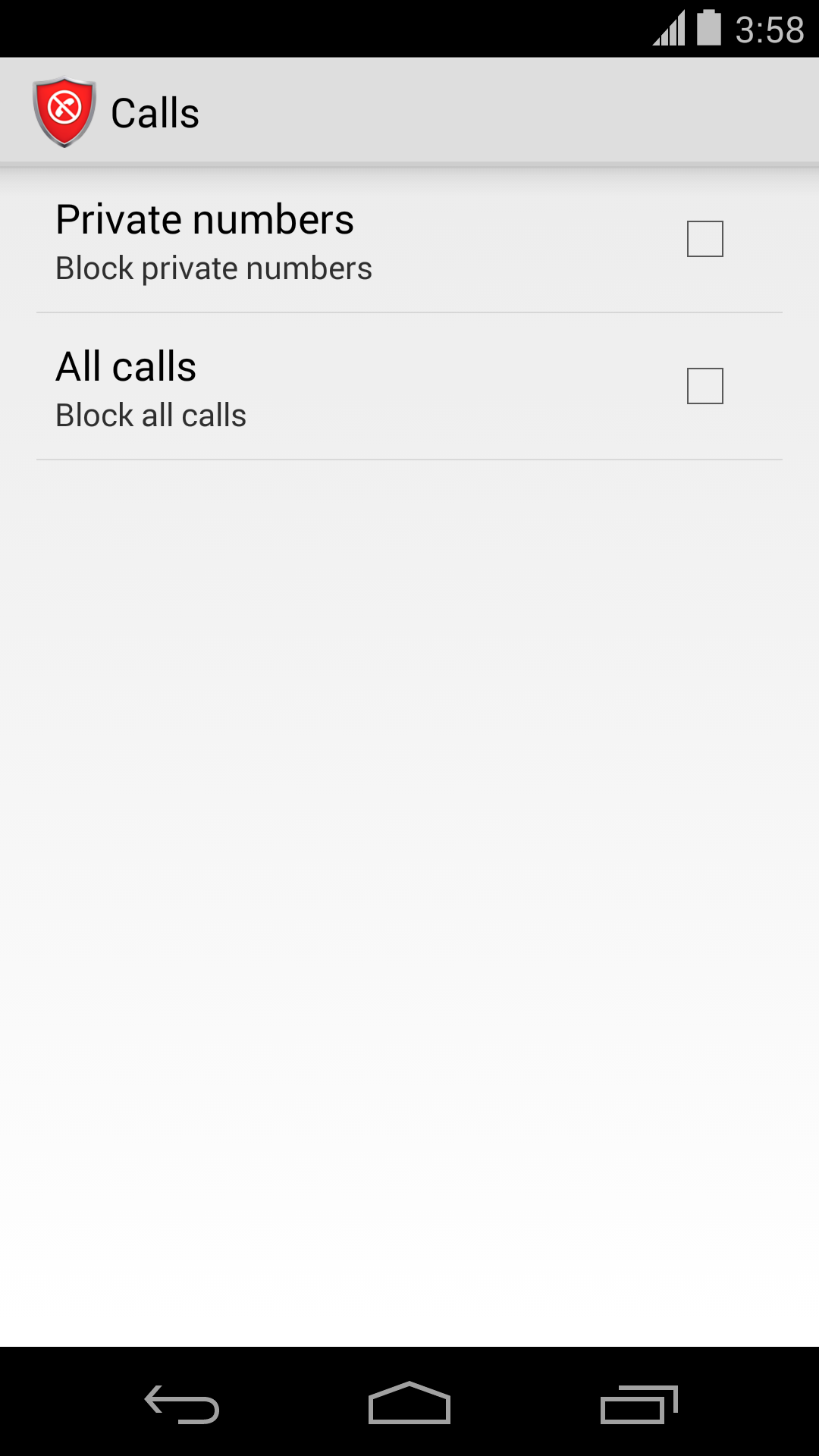 Calls Blacklist Call Blocker App on the Amazon Appstore