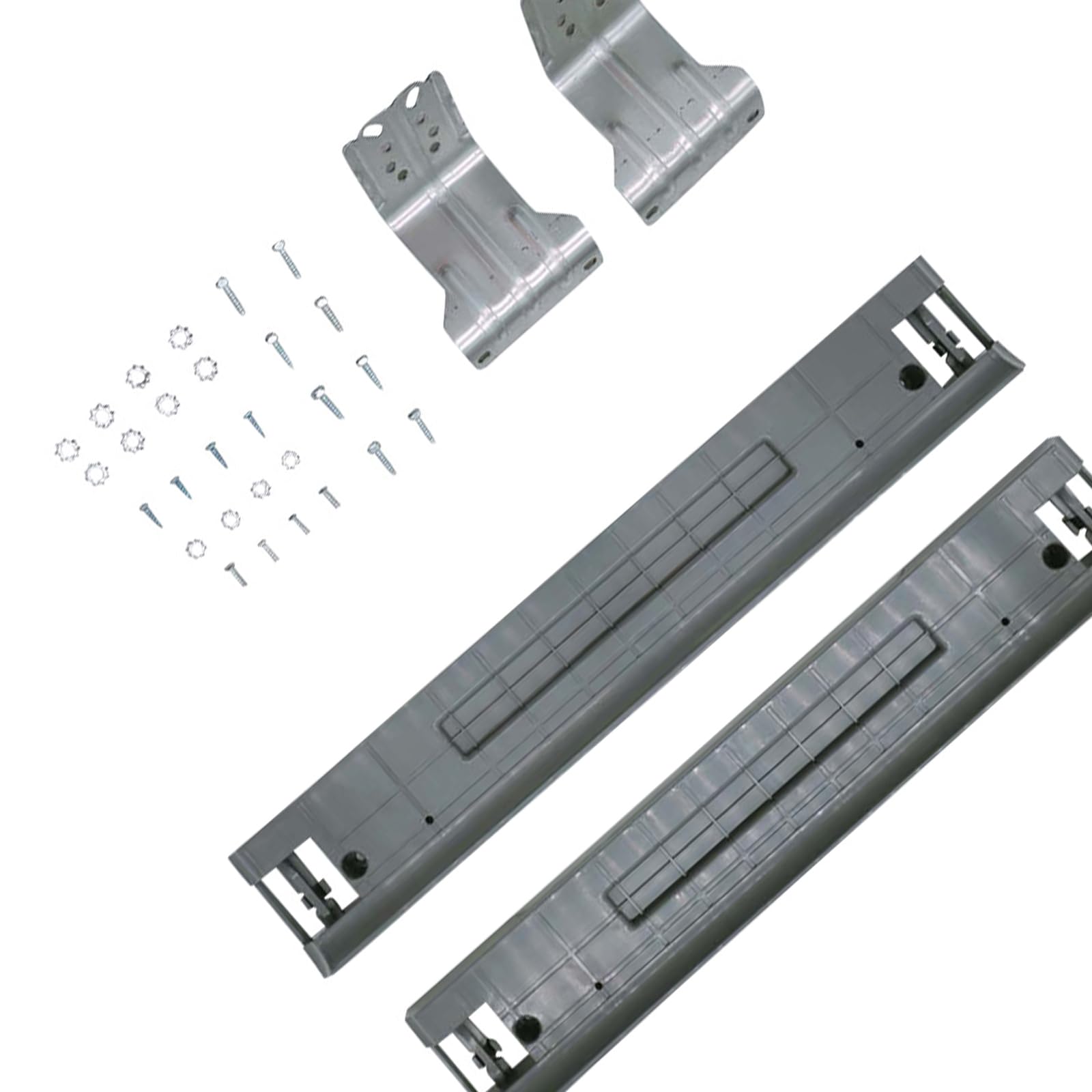 Jazuaiao Load Compatible Piling Simple Clip 27 Inch Washer and Dryer Entities Developed for Space Efficiency and Easy Arrange Dryer Stack